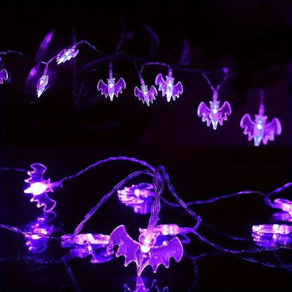 LED Bat String Lights for Holiday Decoration