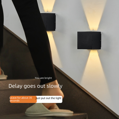 Minimalist Aluminum Motion Sensor LED Wall Light