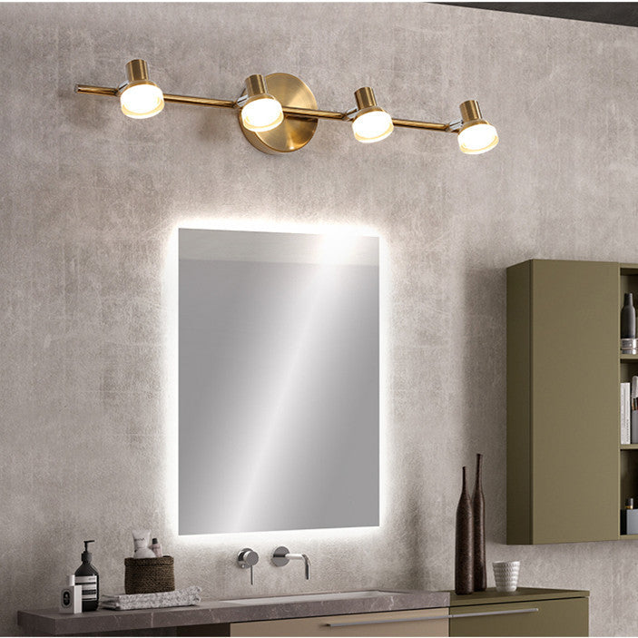 Modern Copper Wall Light for Bathroom Vanity Mirror