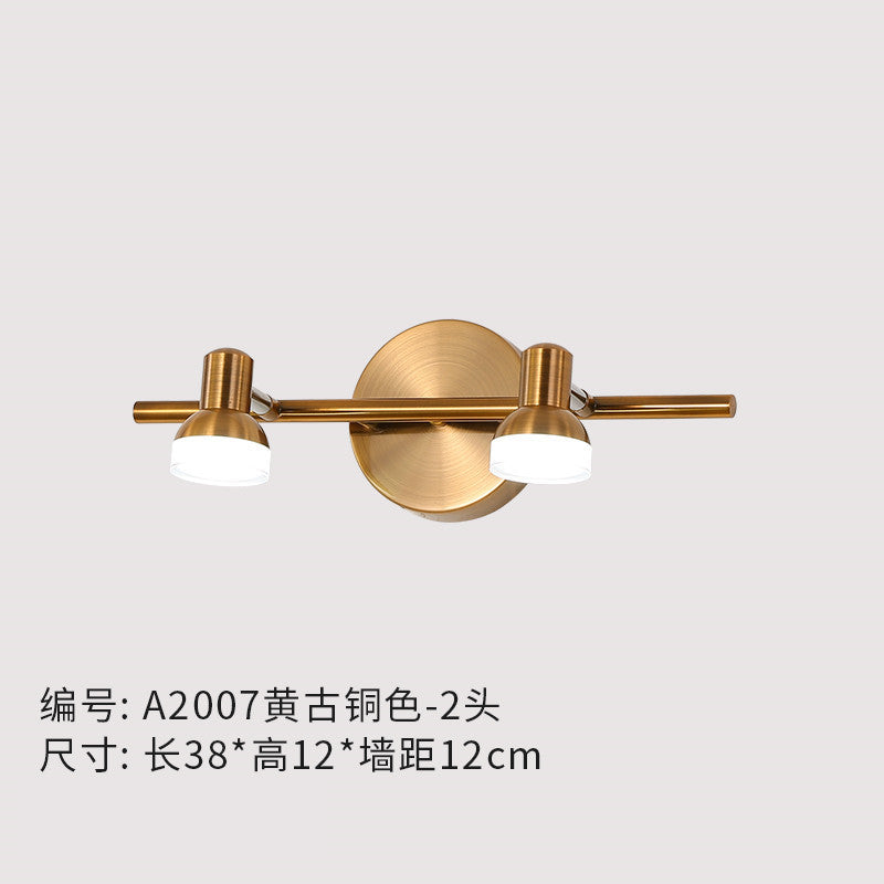 Modern Copper Wall Light for Bathroom Vanity Mirror