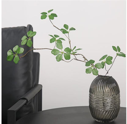 Minimalist Zen Style Faux Green Plant Decor Branches