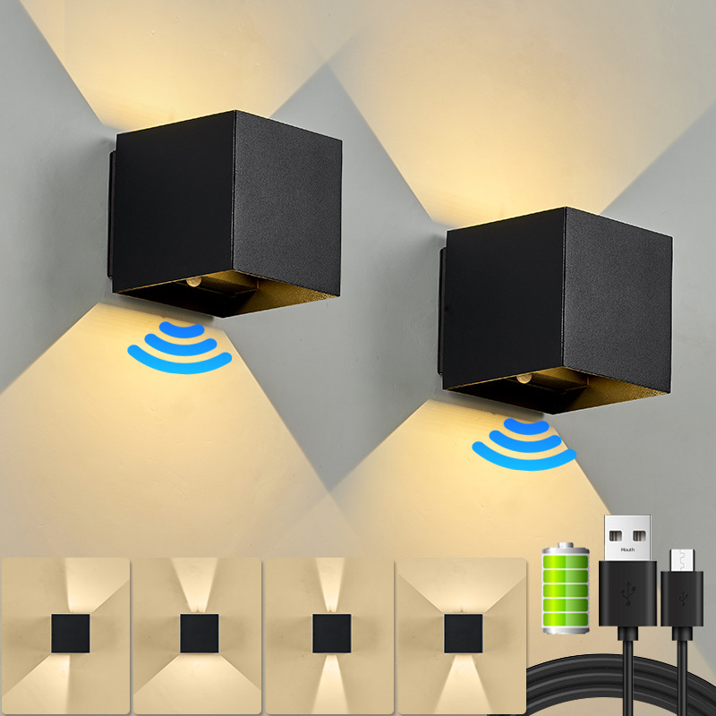 Minimalist Aluminum Motion Sensor LED Wall Light